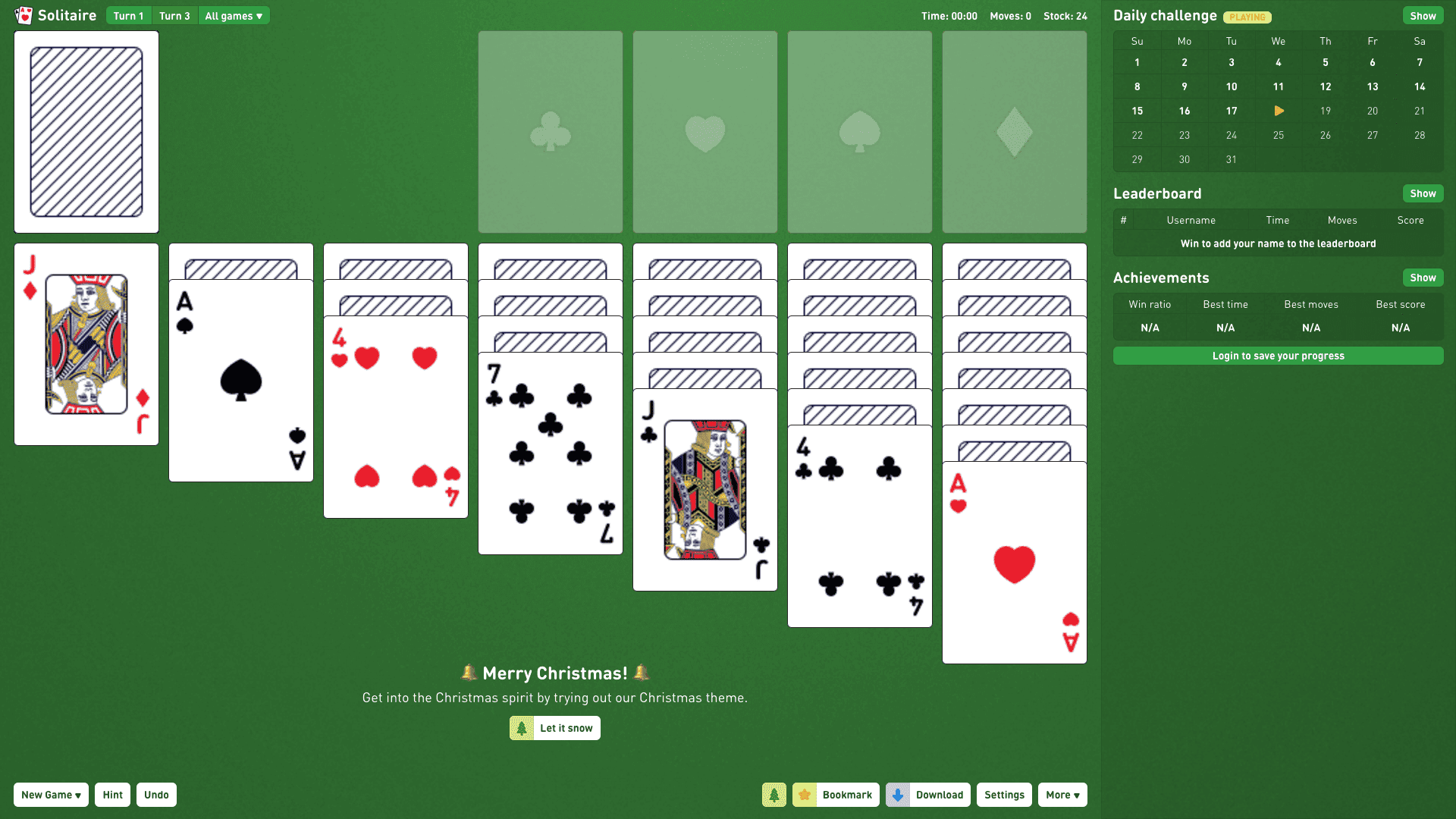 Online solitaire