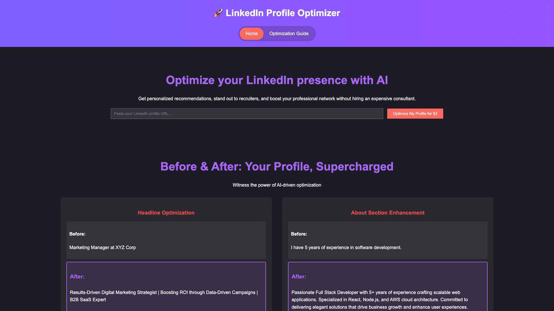 Profileoptimizer