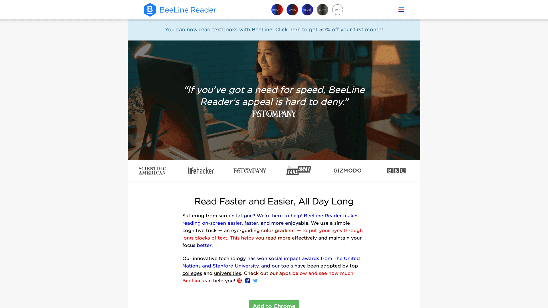 Beelinereader