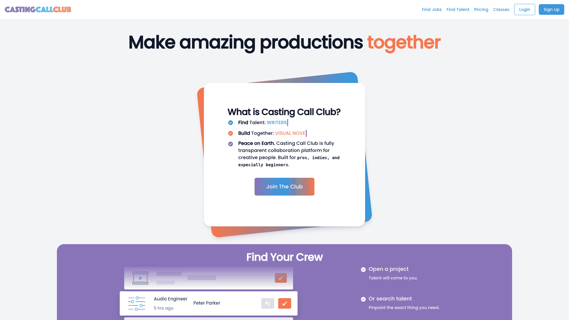 Castingcall club