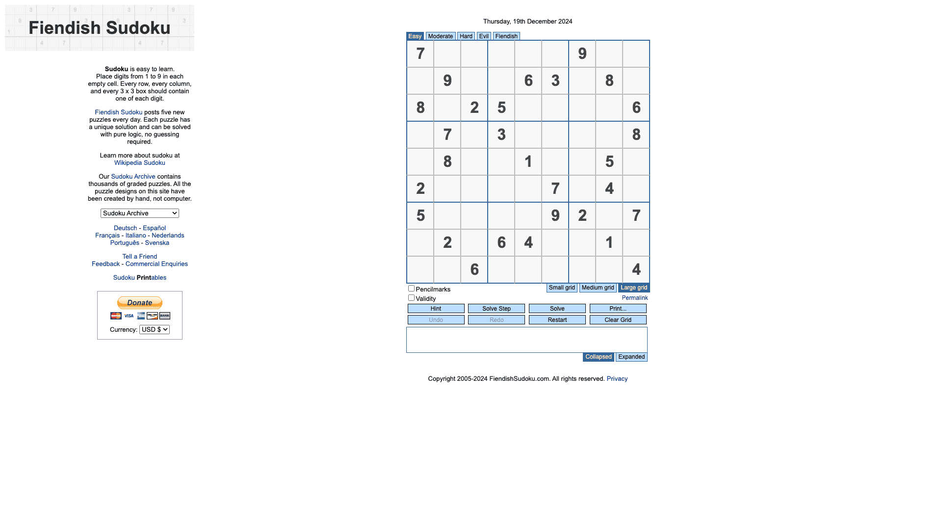 Fiendishsudoku