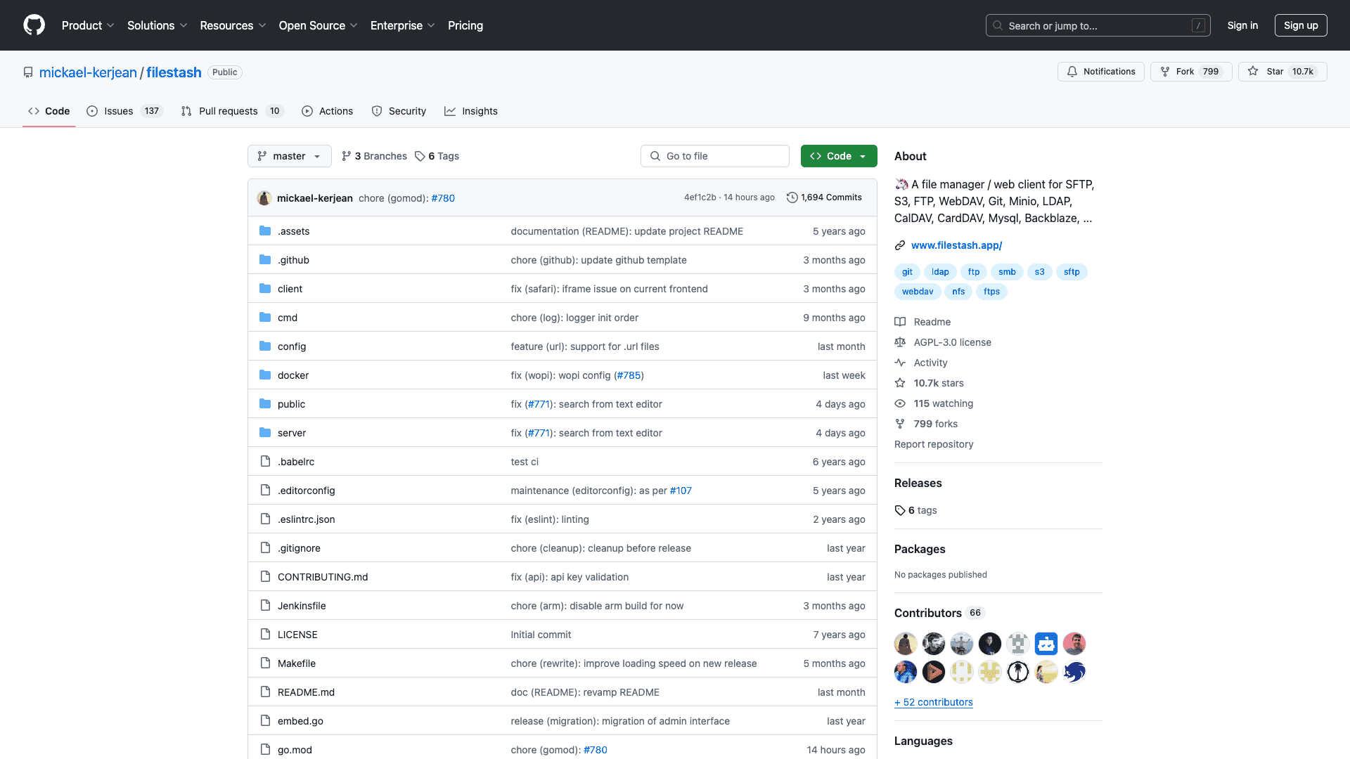 Github com mickael kerjean filestash