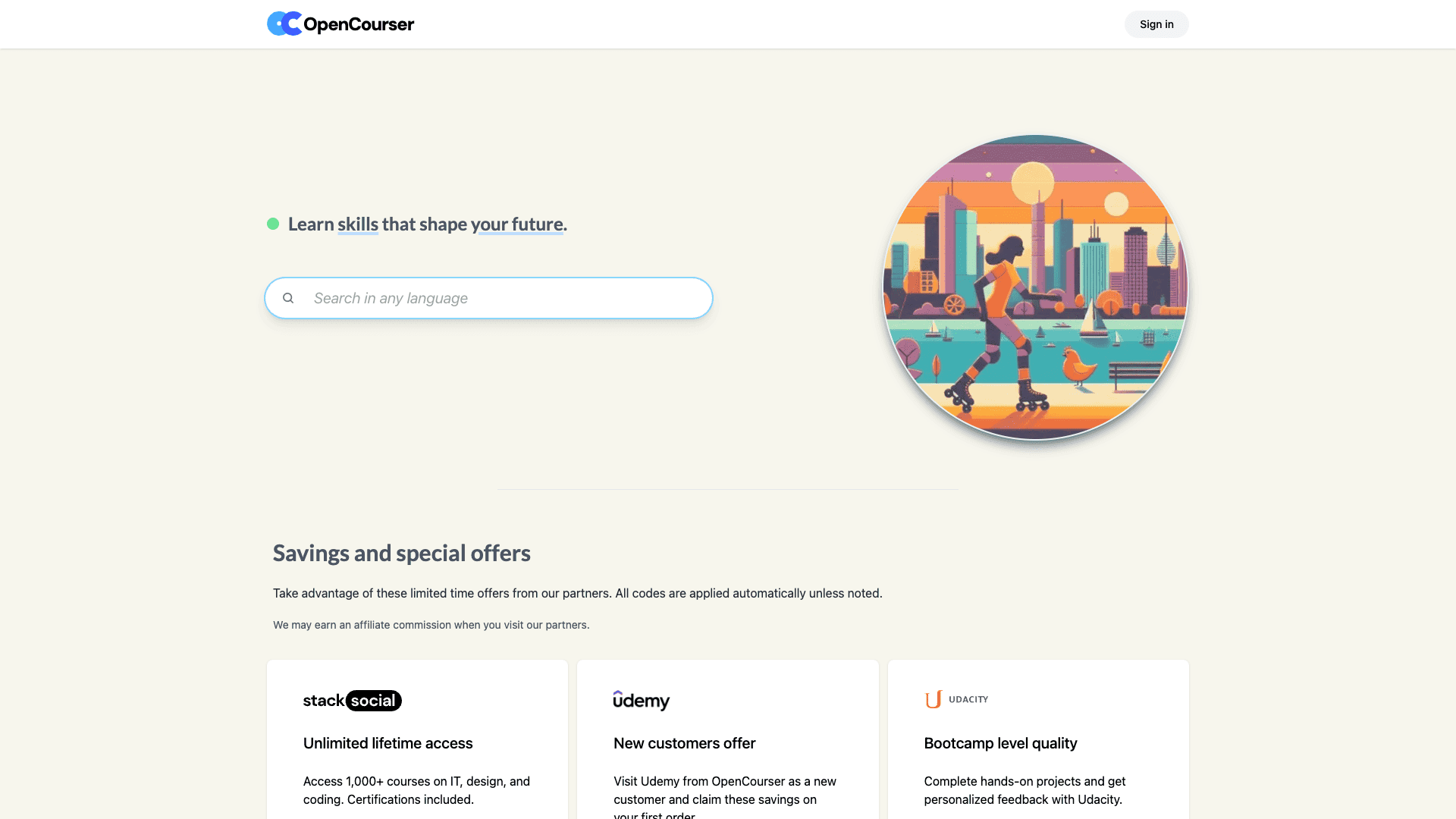 Opencourser