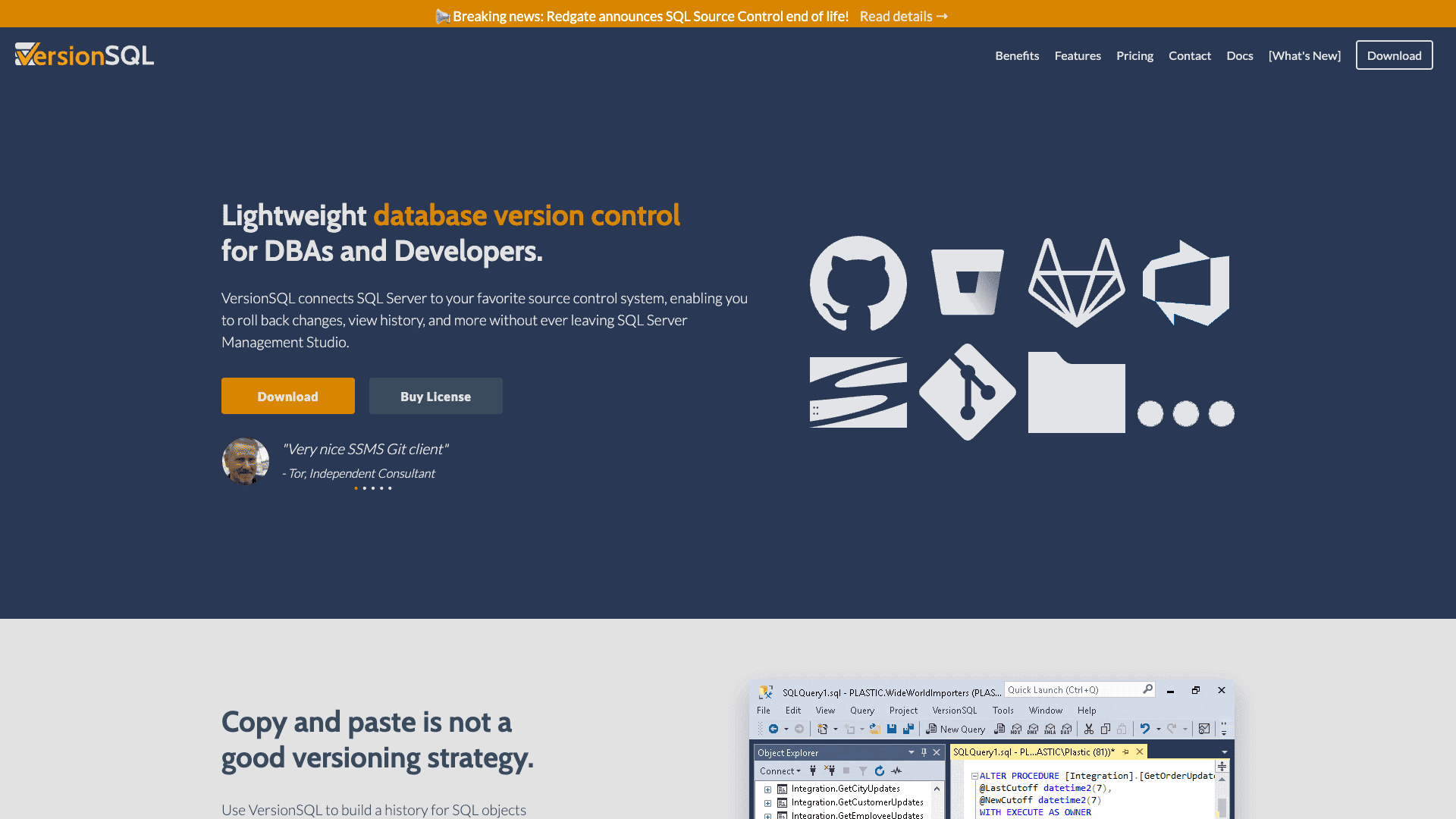 Versionsql